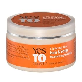 Yes To Carrots Hair and Scalp Moisturizing Mud Mask - 8.45 oz.