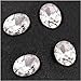 4 White Oval Faceted Cubic Zirconia CZ Gem Stone 3x5mm