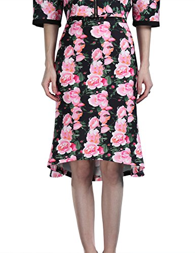 (マックスチック) Maxchic　レディース　花柄　テールスカート　C16475Y15M