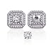 10K White Gold 1/2 ct. Diamond Earring Jackets
