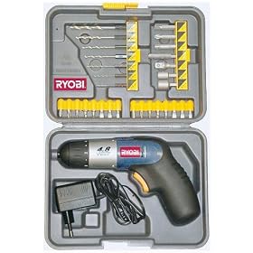Ryobi CSD-480CL Cordless Screwdriver Set 4.8v