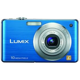 Panasonic Lumix DMC-FS7 10MP Digital Camera with 4x MEGA Optical Image Stabilized Zoom and 2.7 inch LCD (Blue)