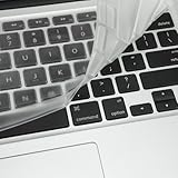 Mosiso&reg; Ultra Thin Clear TPU Keyboard Cover Silicone Skin for MacBook Air 11.6" Models: A1370 and A1465 - (USA KEYBOARD VERSION) - Ultra Thin Clear TPU