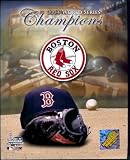 2004 World Series Champions Boston Red Sox 8 x 10 Glossy Photo (Hat & Glove) - Shipped in Protective Top Load !