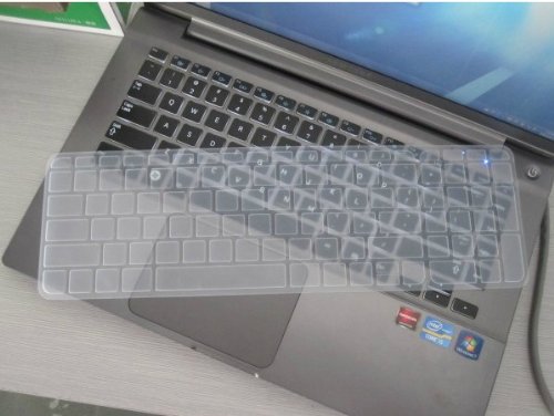 Clear Ultra Thin Soft Silicone Gel Keyboard Protector Skin Cover for 17.3-Inch HP Envy Pavilion 17 Laptop series, such as 17-e020us, 17-e040us, 17-e030us, 17-j040us, 17-e050us,17-j060us, 17-j050us, 17-j040us US Layout Laptop(if your 