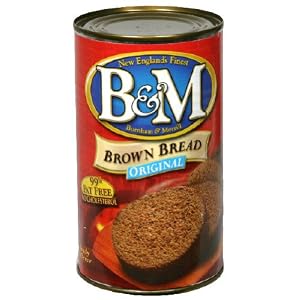 B and M, Bread Brown Plain, 16-Ounce (12 Pack) by Brown Bread Plain
