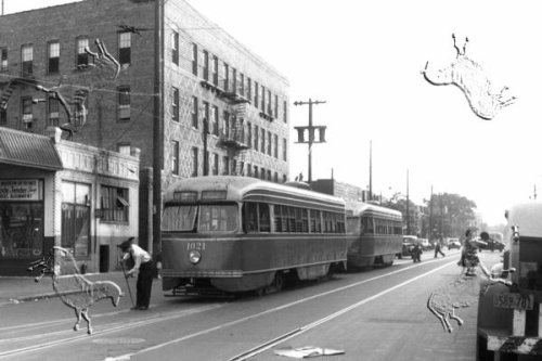 Canvas Print, Coney Island and Neptune Avenues - 36 x 24
