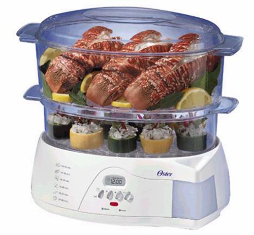Oster 5712 Electronic 2-Tier 6.1-Quart Food Steamer