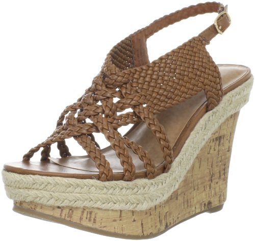 Madden Girl Women's Kahara Slingback Sandal,Cognac Paris,6.5 M US