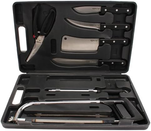 Weston Products Knife Set Game Processing 10 Piece Realtree