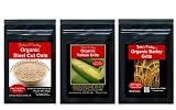 Whole Grain Sample Pack (Corn, Barley, Oats) 3 - 1lb Pkgs