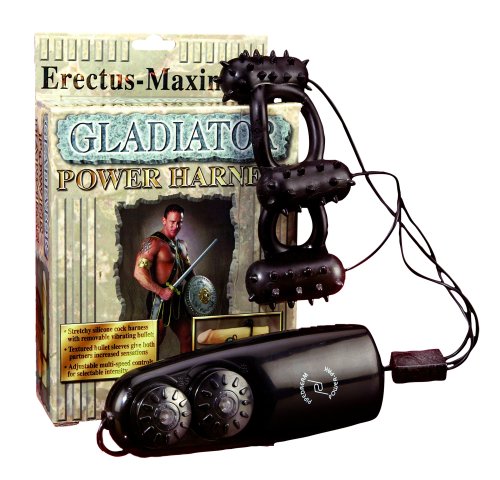 Pipedream Products Gladiator Power Harness, Black