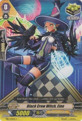 Cardfight!! Vanguard TCG - Black Crow Witch, Eine (EB11/030EN) - Extra Booster Pack 11: Requiem at Dusk