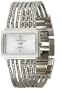 AK Anne Klein Women's Diamond Accented Silver-Tone Bracelet Watch # 10-7209SVSV