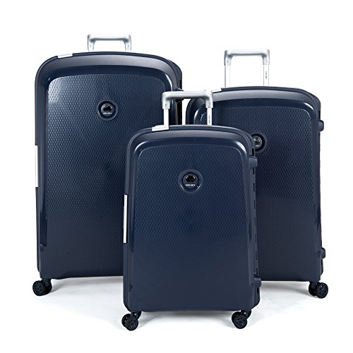 Delsey Luggage Belfort Plus Hardside 3 Piece Spinner Luggage Set All
