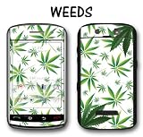 Blackberry Storm Designer Vinyl Skin - Weeds White