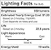 TCP 60 Watt Equivalent Single-Pack, LED Omni A19 Light Bulb, Dimmable Daylight LAO1050D