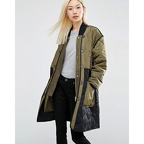 エイソス アウター パーカ＆スウェット ASOS 2 In 1 Parka with Colour Block in Q Multi [並行輸入品]