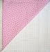 Maddie Mae Cotton Chenille Baby Blanket, Vintage Collection 36"x36", Pink Daisy