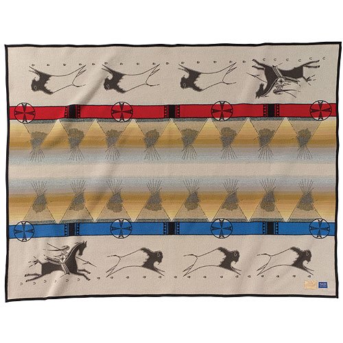 Pendleton Blanket: Lakota Way of Life