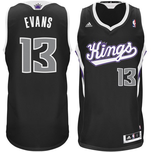 NBA Men's Sacramento Kings Tyreke Evans Revolution 30 Alternate Swingman Jersey (Black, X-Large)