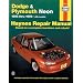 Haynes Dodge & Plymouth Neon 1995 thru 1999 (Haynes Repair Manuals)