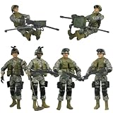 Bravo Team 1:18th Scale Army Figures (Set Of 6)