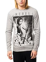 BIAGGIO Camiseta Manga Larga (Gris)