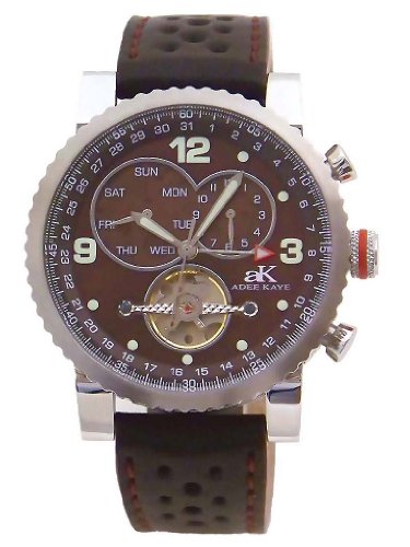 Adee Kaye AK7214-M Brown Men's Open Heart Multi-Calenda