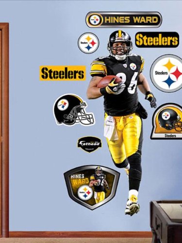 Wallpaper Fathead Fathead NFL Players and Logos Hines Ward Oittsburgh Steelers 1220576