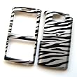 Samsung EPIX i907 Snap-on Protector Hard Case Image Cover "Silver Zebra" Design