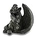 Pondering Protector Sitting Gargoyle Stone Finish Statue
