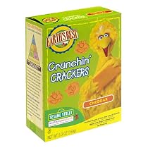 Earth's Best Organic Sesame Street Crunchin' Crackers, Cheddar, 5.3-Ounce Boxes (Pack of 6)
From Earth's Best
