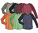 City Threads Super Soft Big Boys' and Girls' Heathered Raglan Tee Tshirt (7-16)