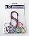 Carabiner Keychain Hook With Multi Color Identification System