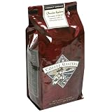 Coffee Masters Flavored Coffee, Chocolate Raspberry, Ground, 12-Ounce Valve Bag, (Pack of 4)