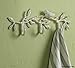 Songbird Triple Wall Hook With Cream Wash