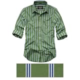 Abercrombie and Fitch Men Long Lake Green Muscle Shirt Size L