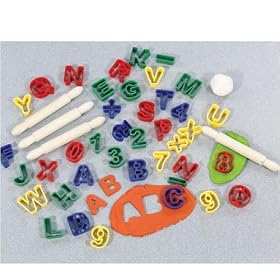 ABC and Numbers Dough Cutter Set by 
