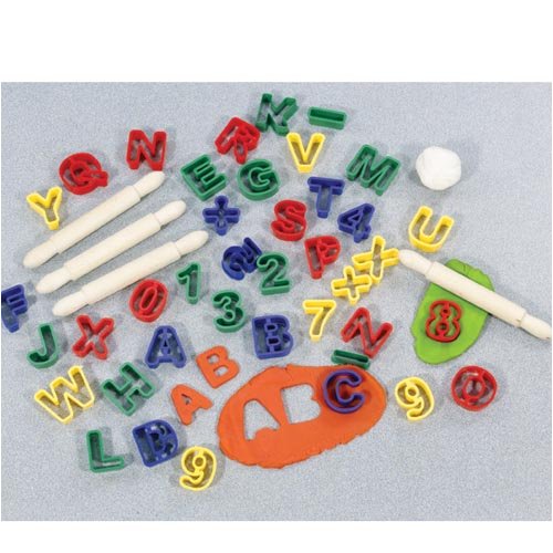 ABC & Numbers Dough Cutter Set