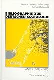 Produkt-Bild: Bibliographie zur deutschen Soziologie, Bd.2, 1983-1986
