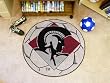 Arkansas-Little Rock Trojans 29" Round Soccer Ball Floor Mat (Rug)