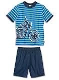 Sanetta Jungen Nachtw�sche/ Pyjama, gestreift Schlafanzug kurz 230893