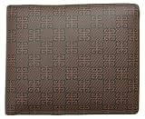 Givenchy Brown and Black Patterned Leather Mens Wallet 60600715BR