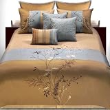 Hallmart Collectibles 47888 Camille 7-Piece Queen Size Comforter Set