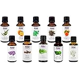 NOW Foods Essential Oils 10-Oil Variety Pack Sampler - 1oz Each