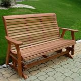 4-Foot VIFAH Euston Wood Garden Glider