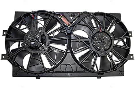 Radiator AC A/C Condenser Cooling Fan Assembly Replacement for Dodge Chrysler Eagle 4596212