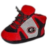Georgia Bulldogs Comfy Feet NCAA Baby Slippers