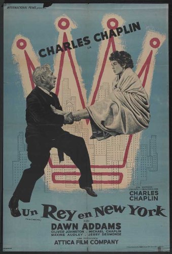 A King in New York, starring Charlie Chaplin